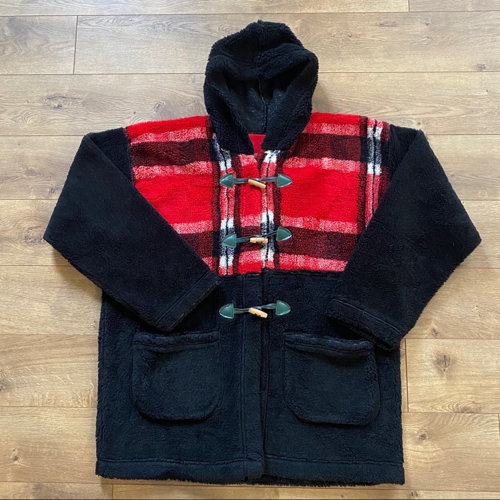 Vintage Fleece Jacket w/ Toggles